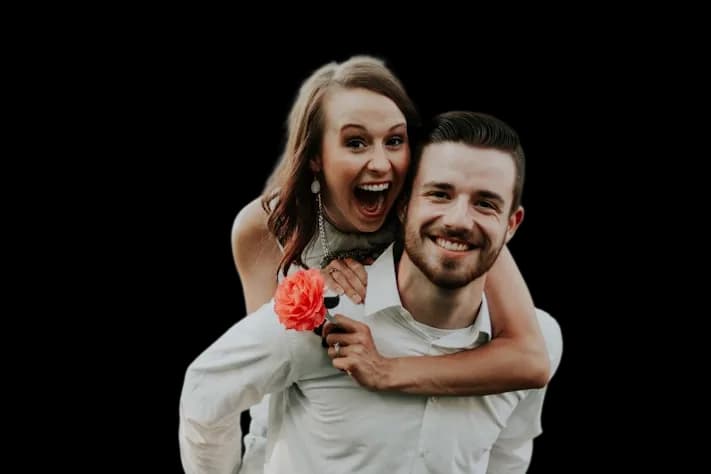 Couple Photo after background removal